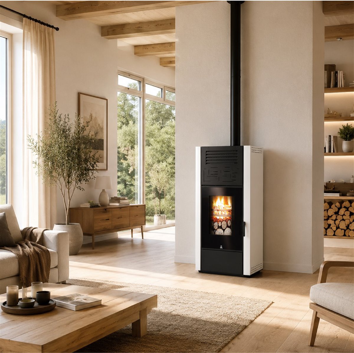 Didatto srl Air Wood VC 18 Kw - 2 Bocchette post.