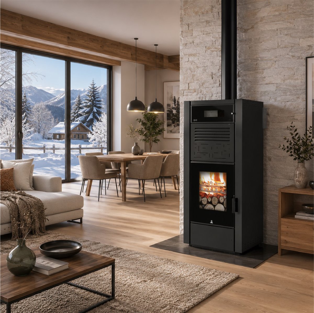 Didatto srl Air Wood VBL con Forno 16 Kw