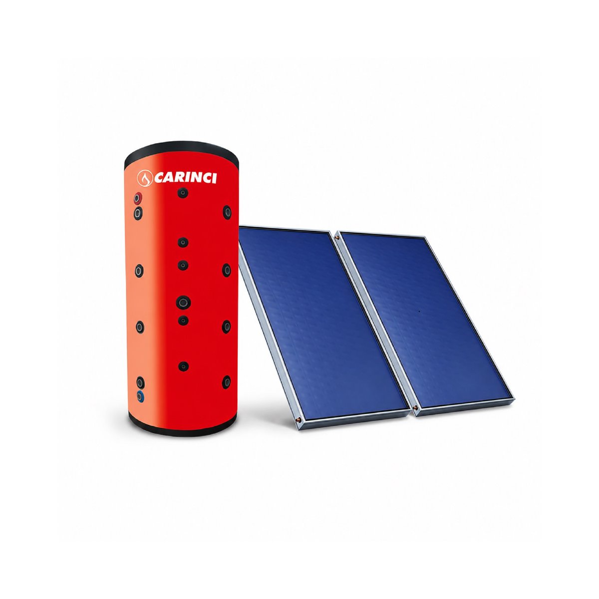 Didatto srl Kit Ecoboiler 600 lt - 2 Pannelli da 2,7 Mq Tetto Piano