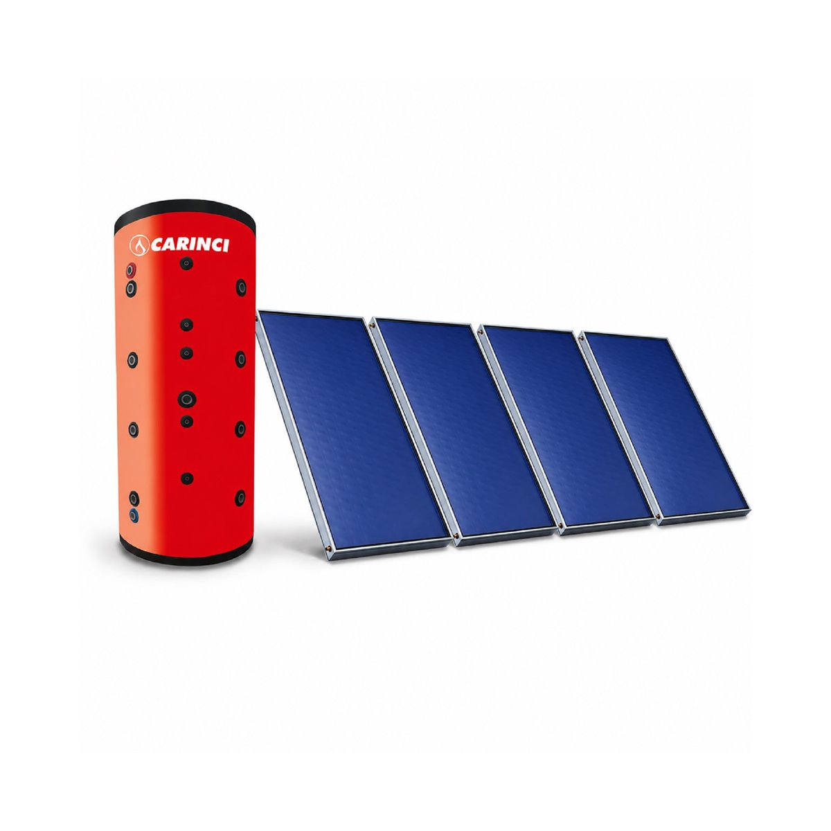 Didatto srl Kit Ecoboiler 1000 lt - 4 Pannelli da 2,7 Mq Tetto Piano