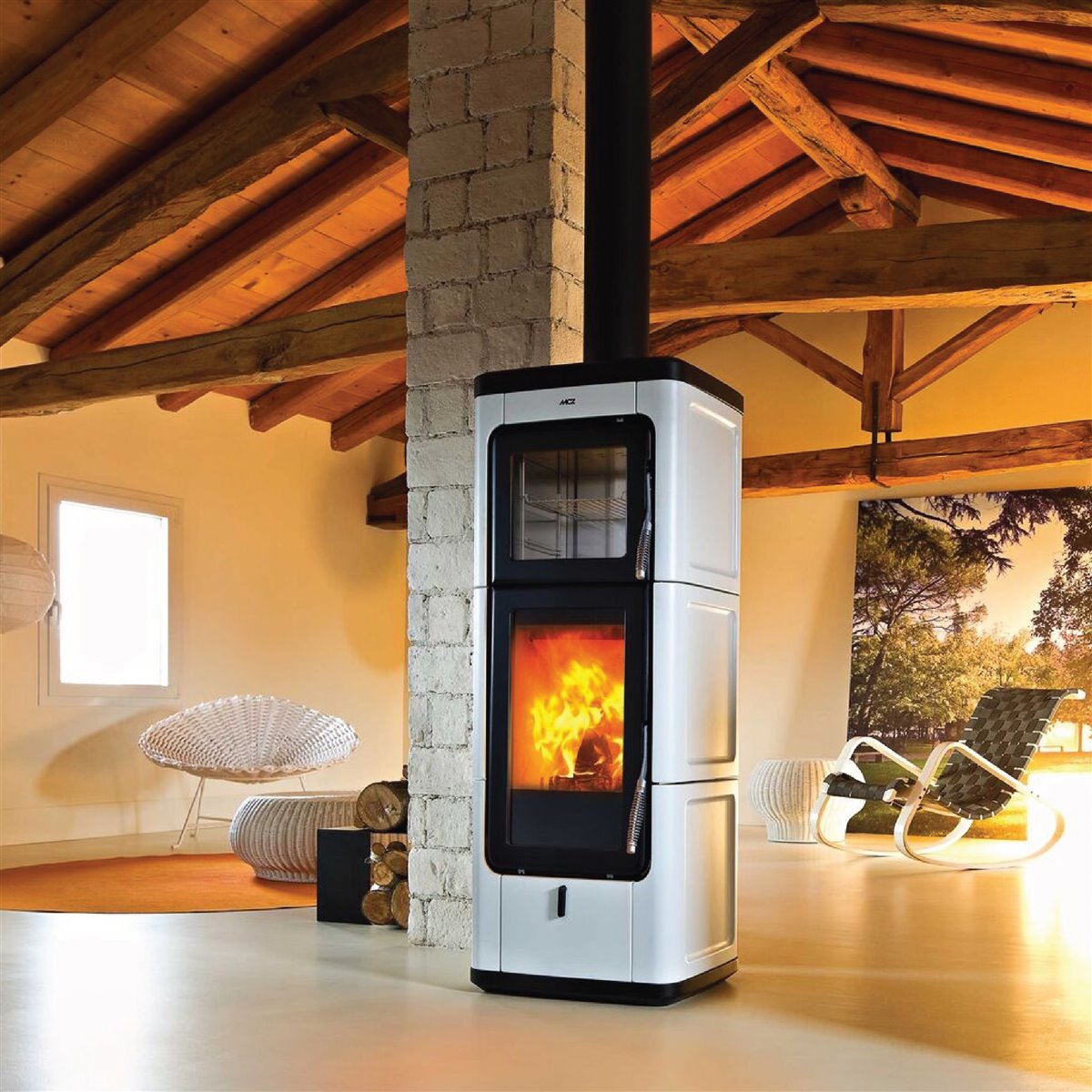 Sava 7 kW Stufe a legna MCZ