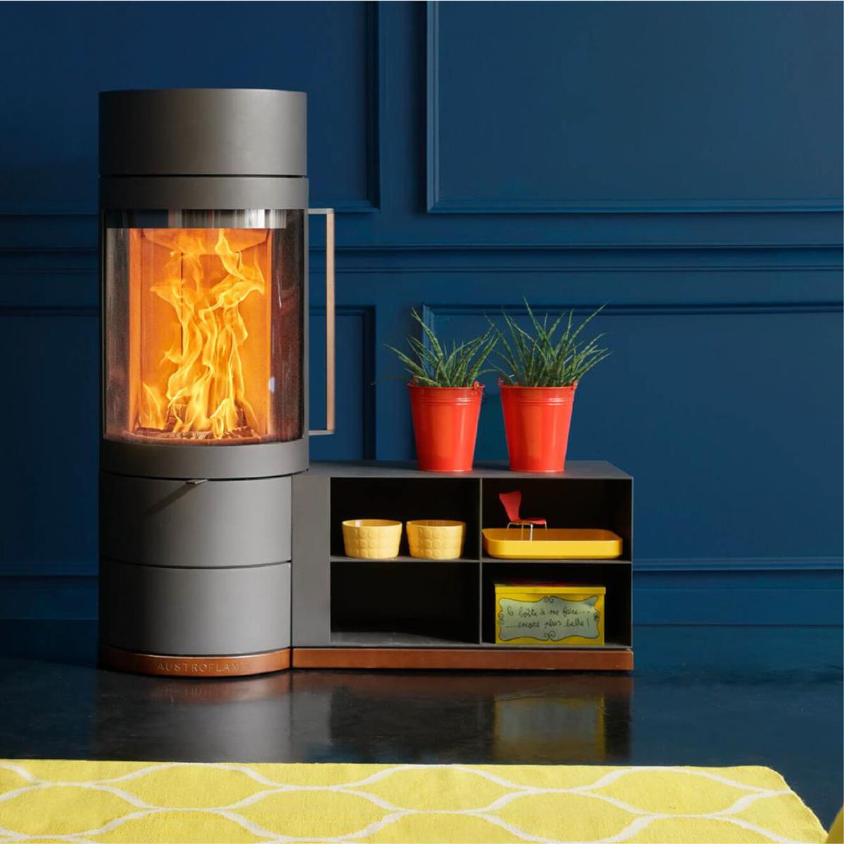 Stufa A Legna EKONOMIK LUX 7kW Beige Acciaio - Riscaldamento Ambienti Casa, Calore Efficiente - Foto 9