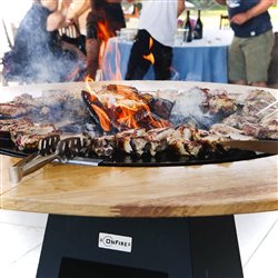 PARRILLA CORTEN OnFire con sistema di sollevamento 1