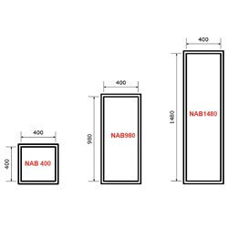 Nicchia per legna - 40x98 1