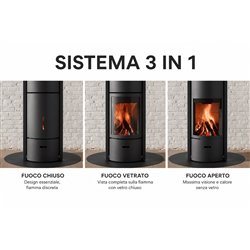 Stuv 30 IN Ultra - B versione con montanti h 200 cm 2