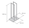 Stuv - Carrello portalegna 52 cm Stûvblack Stuv - Carrello portalegna 52 cm Stûvblack