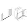 Stuv - Kit coppia prolungamenti gesso + profilo finitura inf. Stuv - Kit coppia prolungamenti gesso + profilo finitura inf.