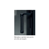 Hoxter - Maniglia a spirale nera porta ad anta ad angolo destra