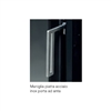 Hoxter - Maniglia piatta acciaio inox porta ad anta