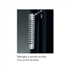 Hoxter - Maniglia a spirale acciaio inox porta ad anta apertura a destra Hoxter - Maniglia a spirale acciaio inox porta ad anta apertura a destra