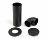 Klover - Kit Scarico fumi posteriore completo di Tappo superiore per piastra in ghisa