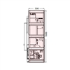 L'artistico - Porta ispezione L 500 H 1600 (VERTY / QUADRY)
