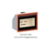 Leka - Kit di maggiorazione aria convettiva con cornice 4 lati