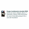 Okofen - Gruppo riscaldamento miscelato DN25 pronto per essere collegato, allaccio: 1“, isolamento, valvola a sfera & termometro, cavo di rete della pompa di 3m e cavo del miscelatore