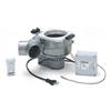 Piazzetta - Multifuoco System® Singolo (sistema di ventilazione forzata che aspira l'aria dall'alto e la diffonde calda dal basso, Il sistema può essere esteso per portare calore in altre stanze)
